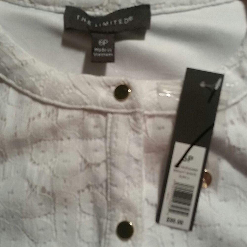 NWT White eyelet lace dress